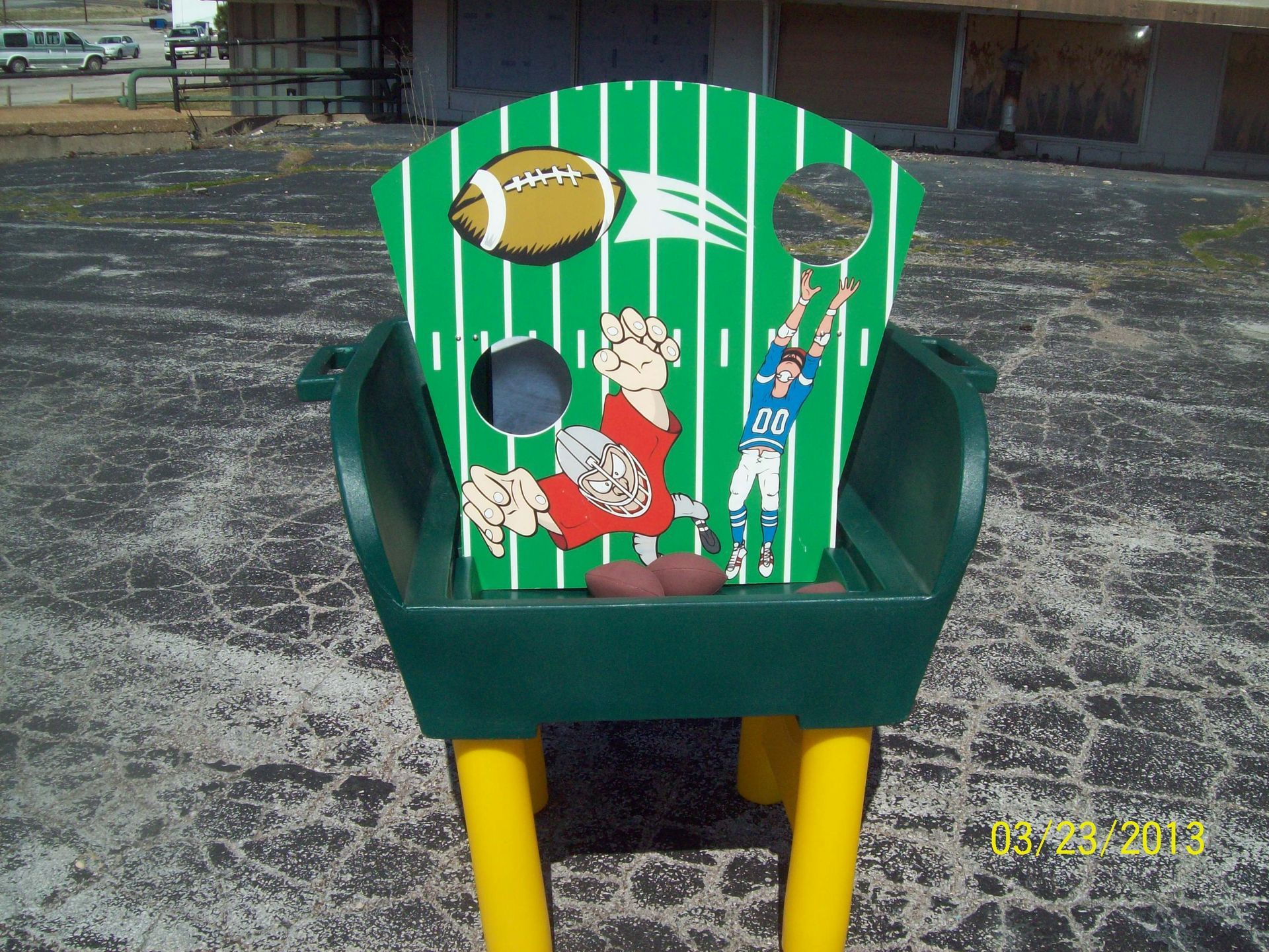 Football toss game rental
