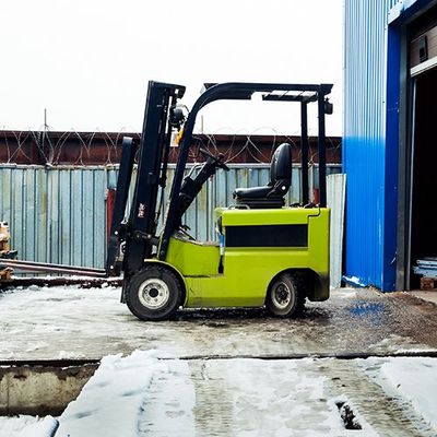 Green Forklift at Large Warehouse — Tucson, AZ — Modern Lift Inc.