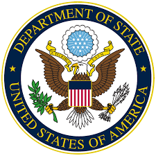 The seal of the department of state of the united states of america