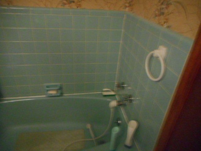 bathroom tub before remodeling