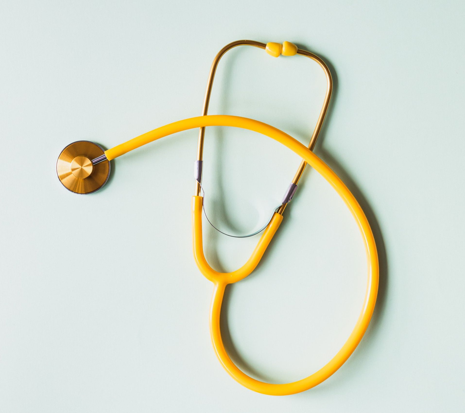 A yellow stethoscope