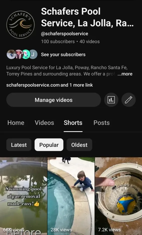 YouTube channel 