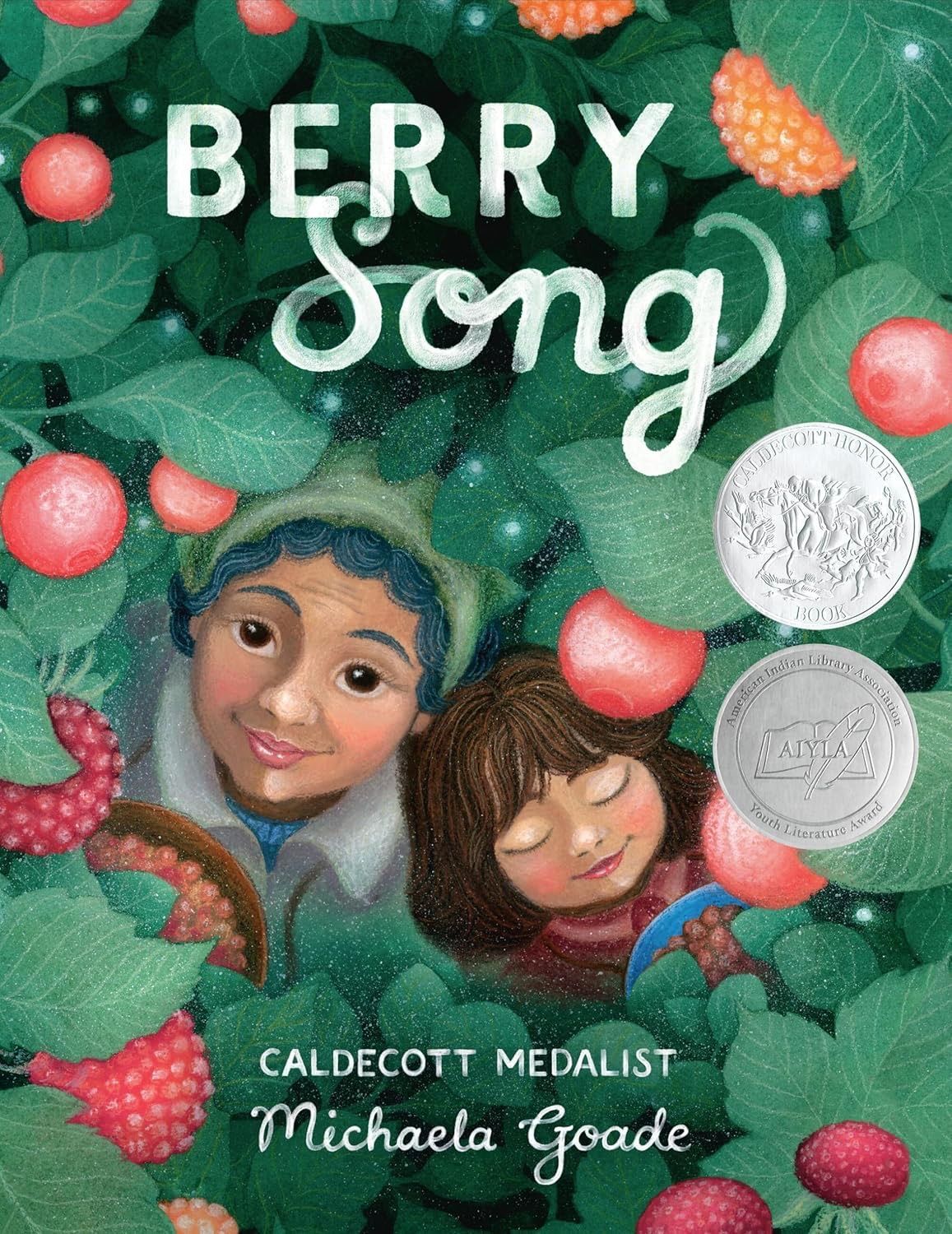 Cover art: Children surrounded by berries and leaves, title
