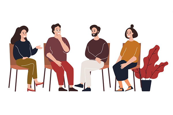 A wooden coffin with flowers