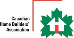 Canadian Home Builders’ Association logo with red outline and green maple leaf house icon