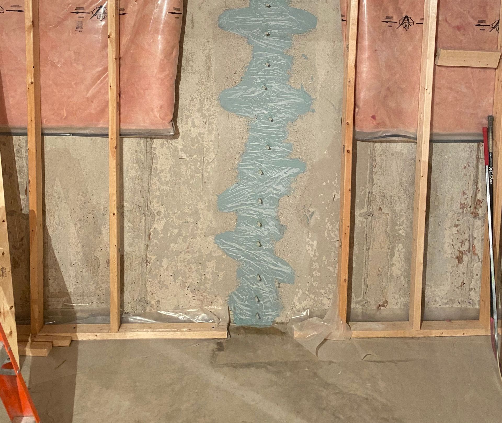 Completed Crack Stitching repair