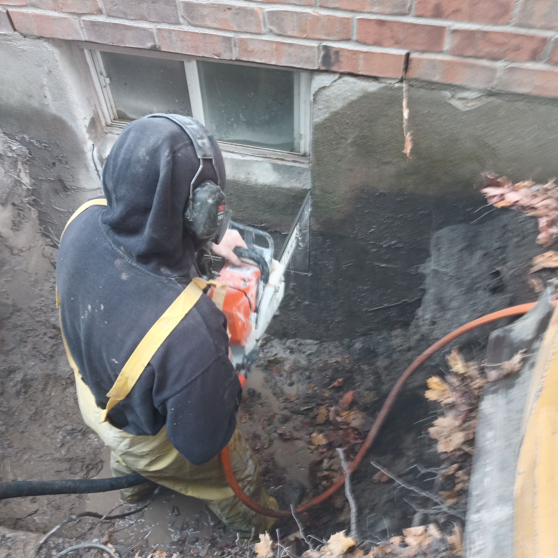 worker enhances indoor air quality