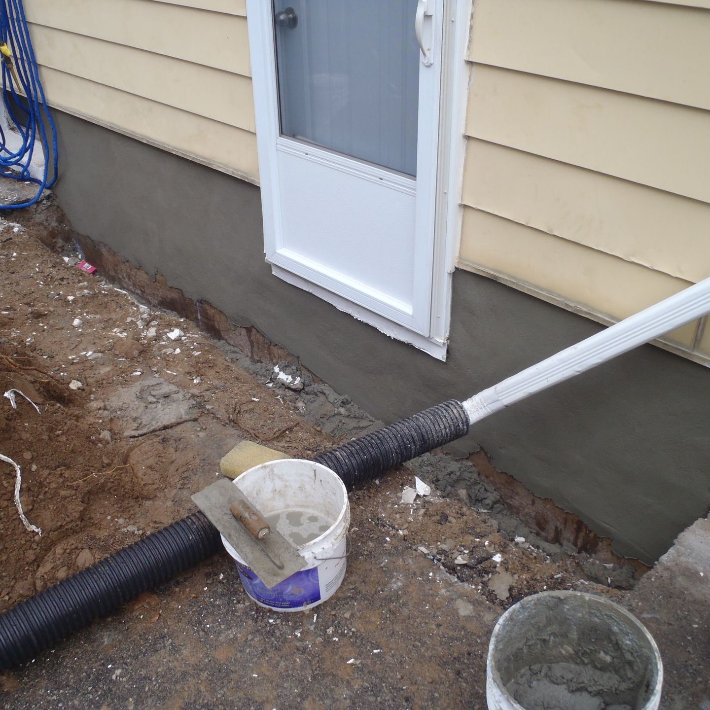 replacing old pipes