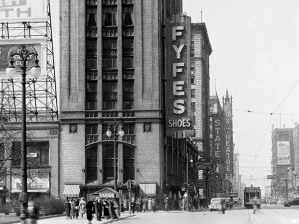 A historic images of the Fyfe Building.