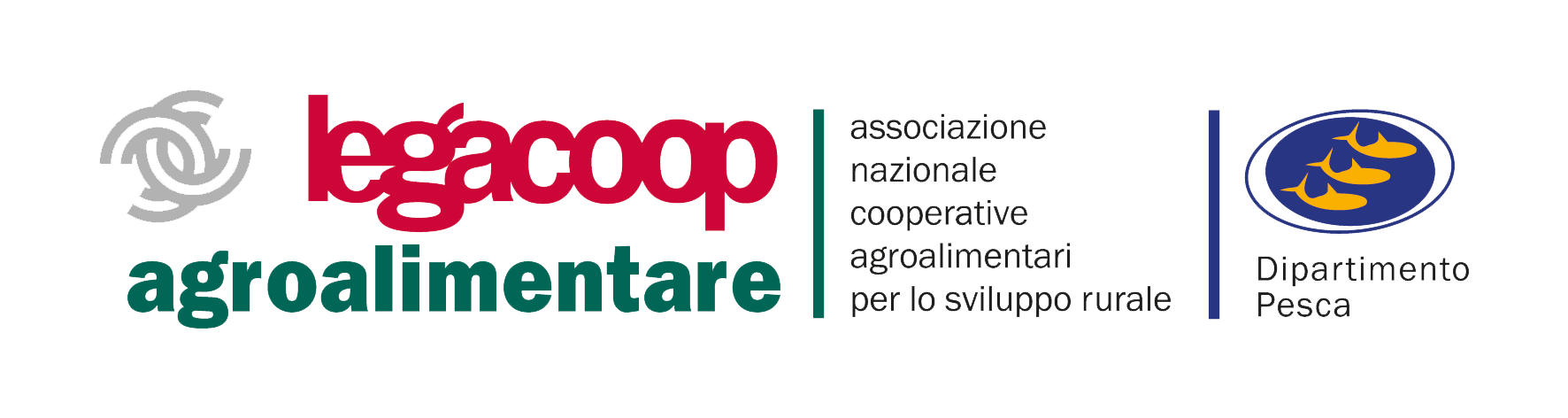 Su sfondo bianco è raffigurato il logo di Legacoop Agroalimentare