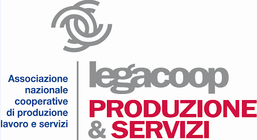 A logo for legacoop associazione nazionale cooperative di produzione lavoro e servizi