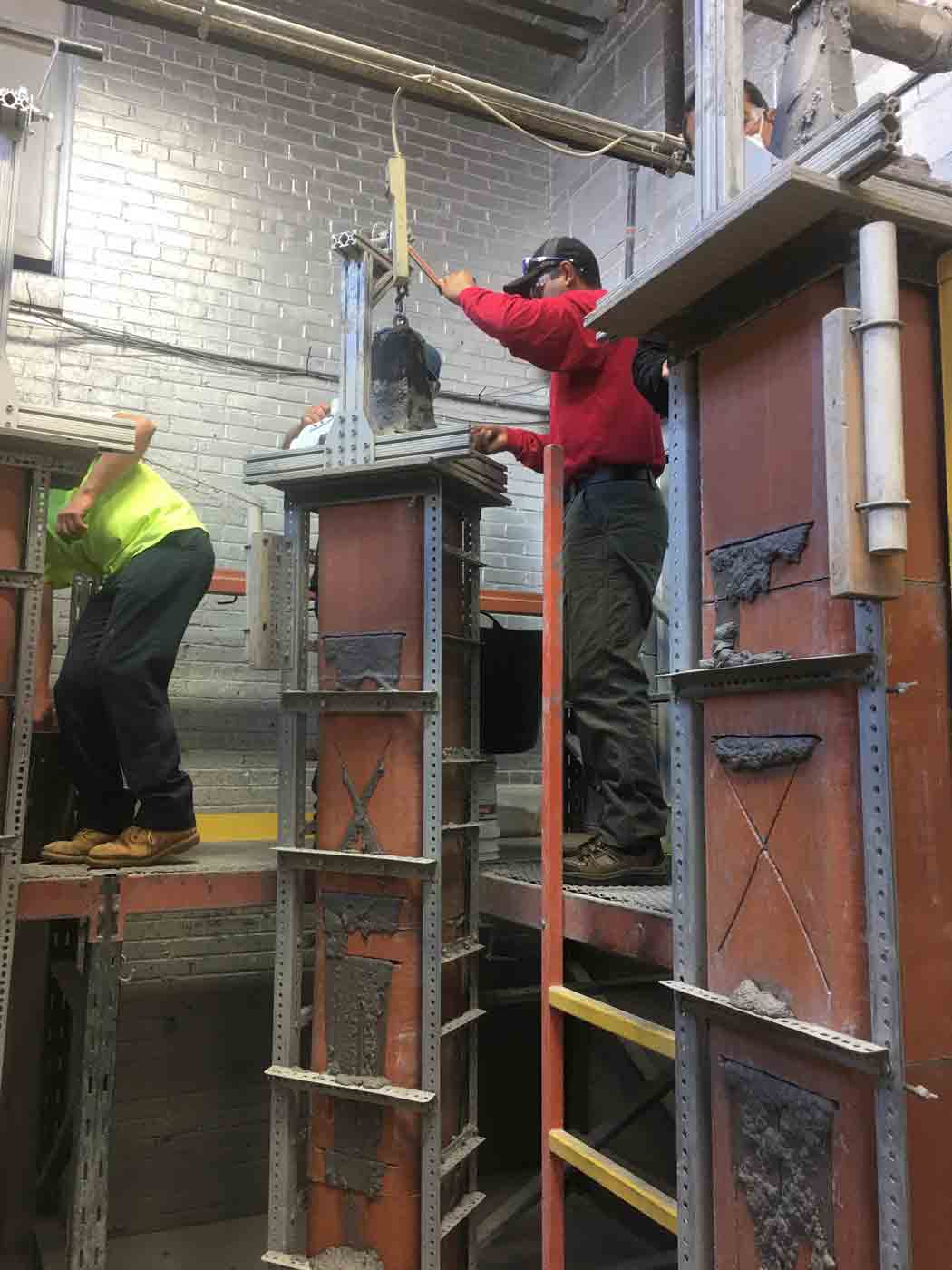 Gas Fireplace — Men Constructing a Chimney in Silverthorne, CO