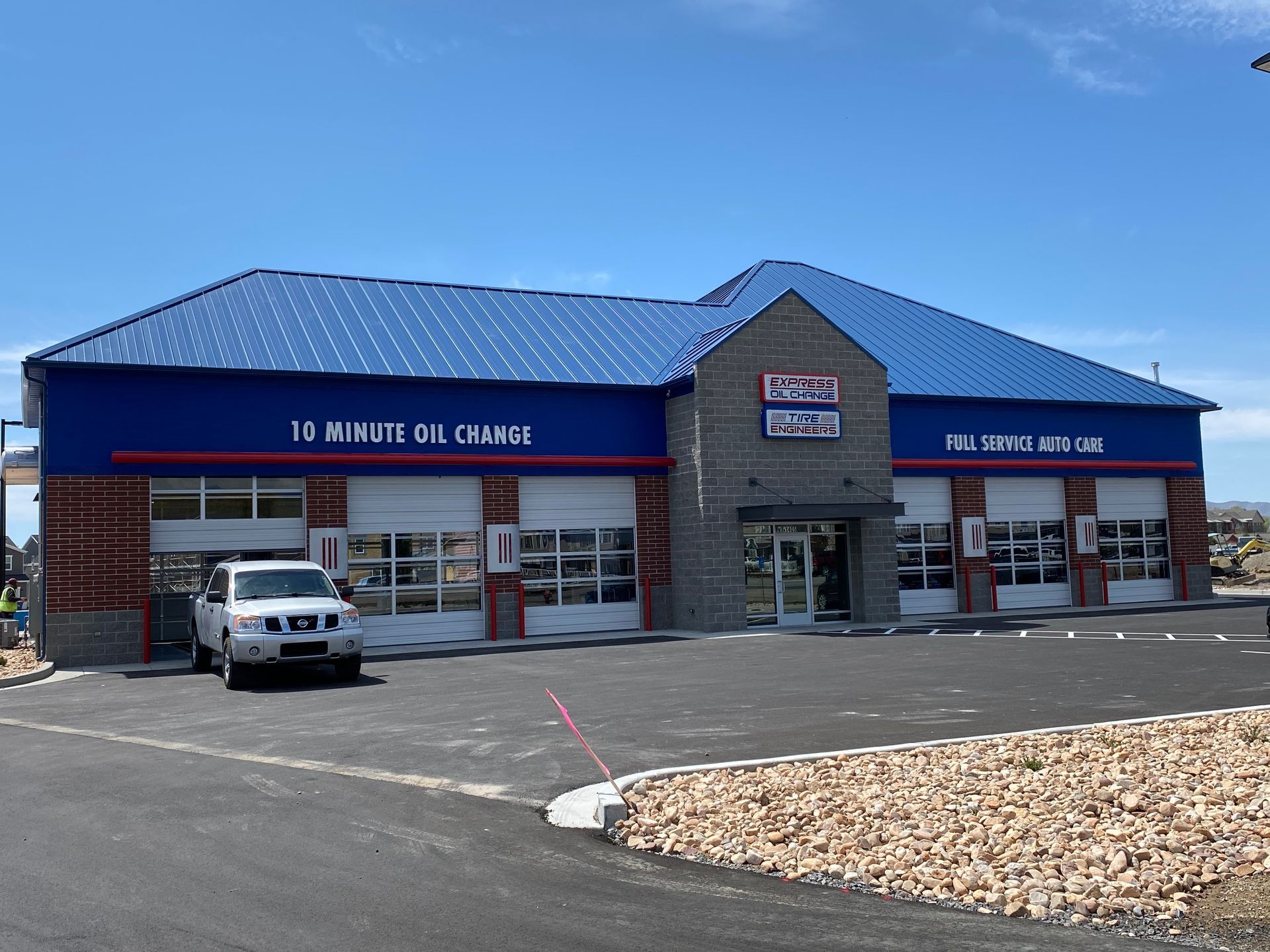 modern home with sheet metal accents