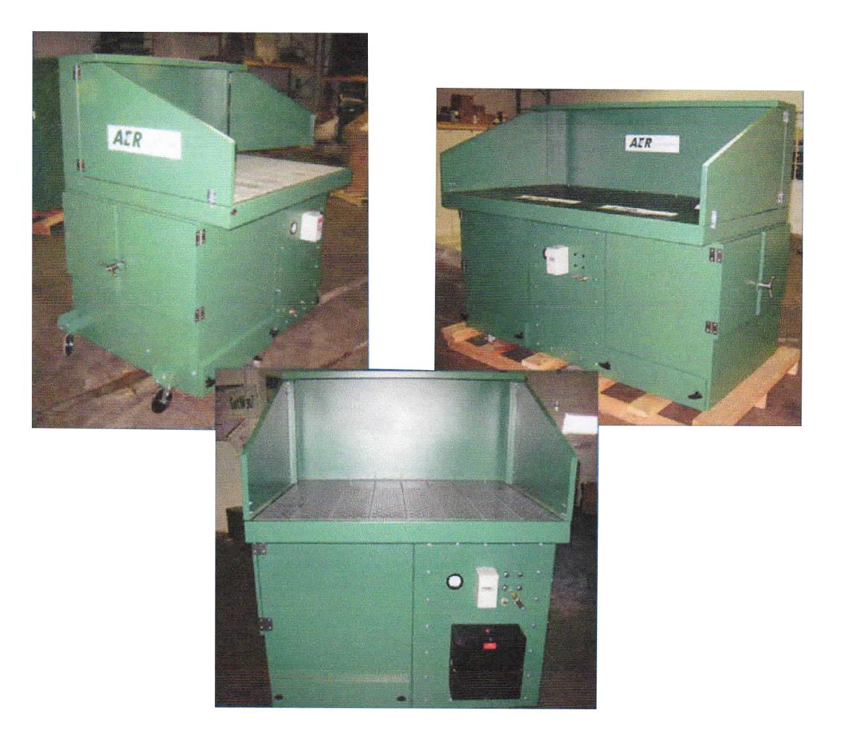 AER POWERED BENCH (APB SERIES DOWNDRAFT TABLES)