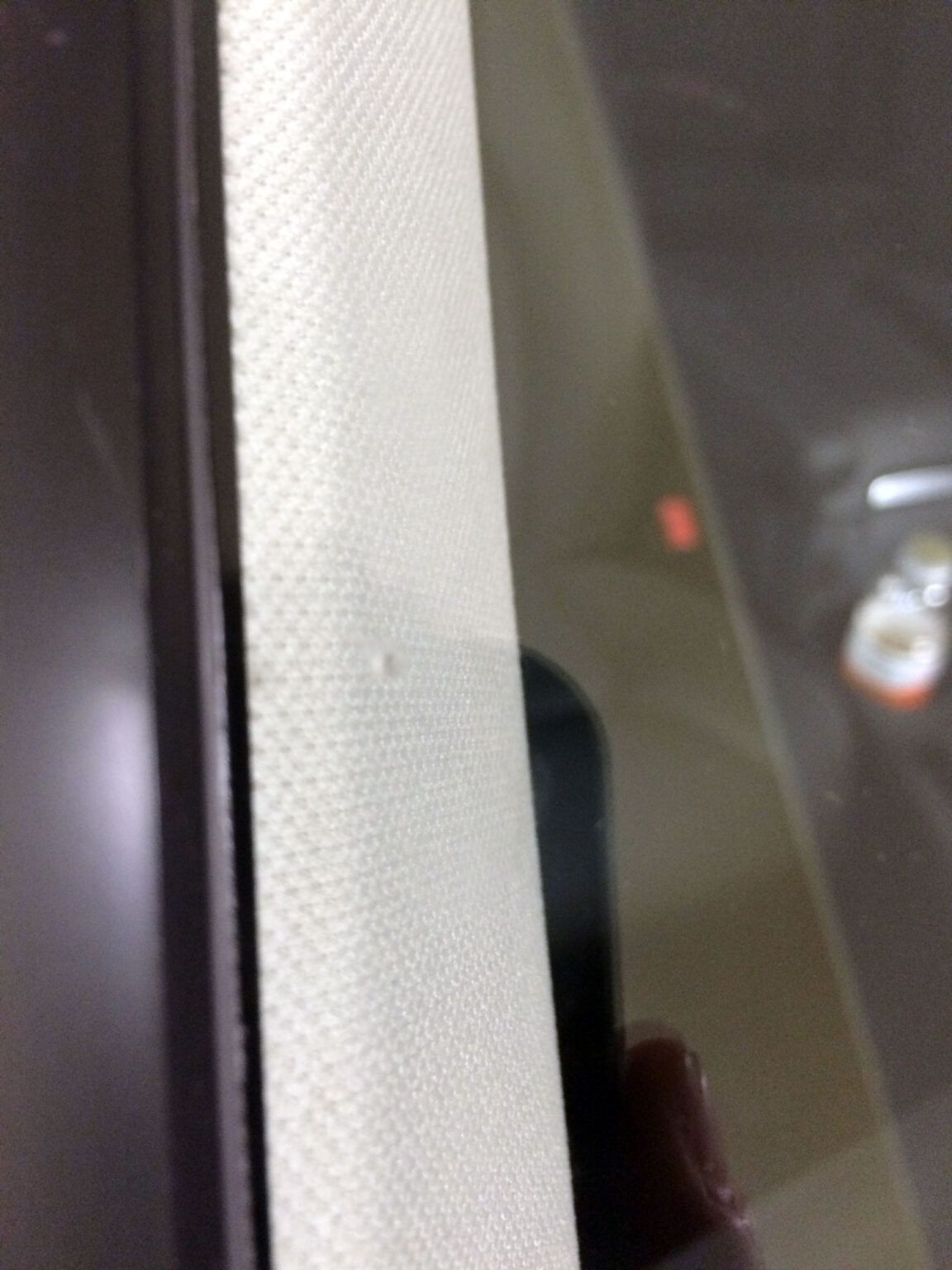 After rock chip repair in Leander, TX