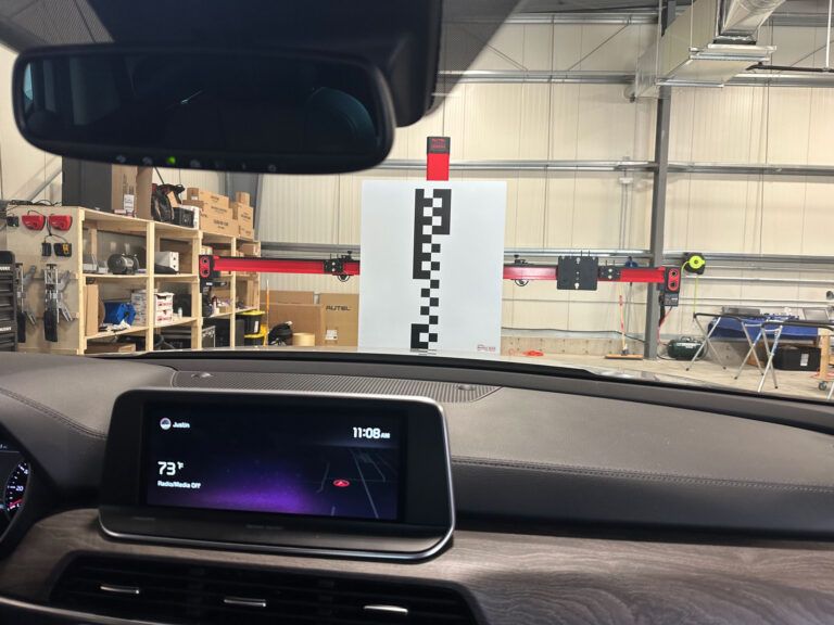 ADAS windshield calibration in Leander, TX
