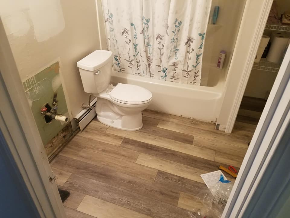 Before Bathroom Remodeling — Hampton, ME — Central Maine Exteriors