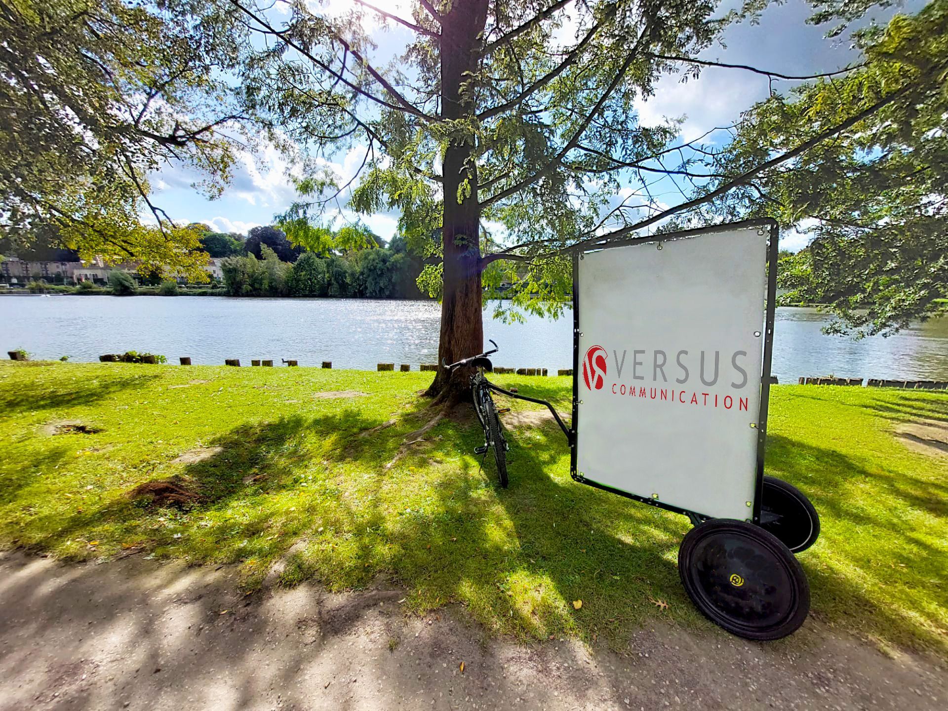 Une campagne publicitaire originale avec les vélos publicitaires