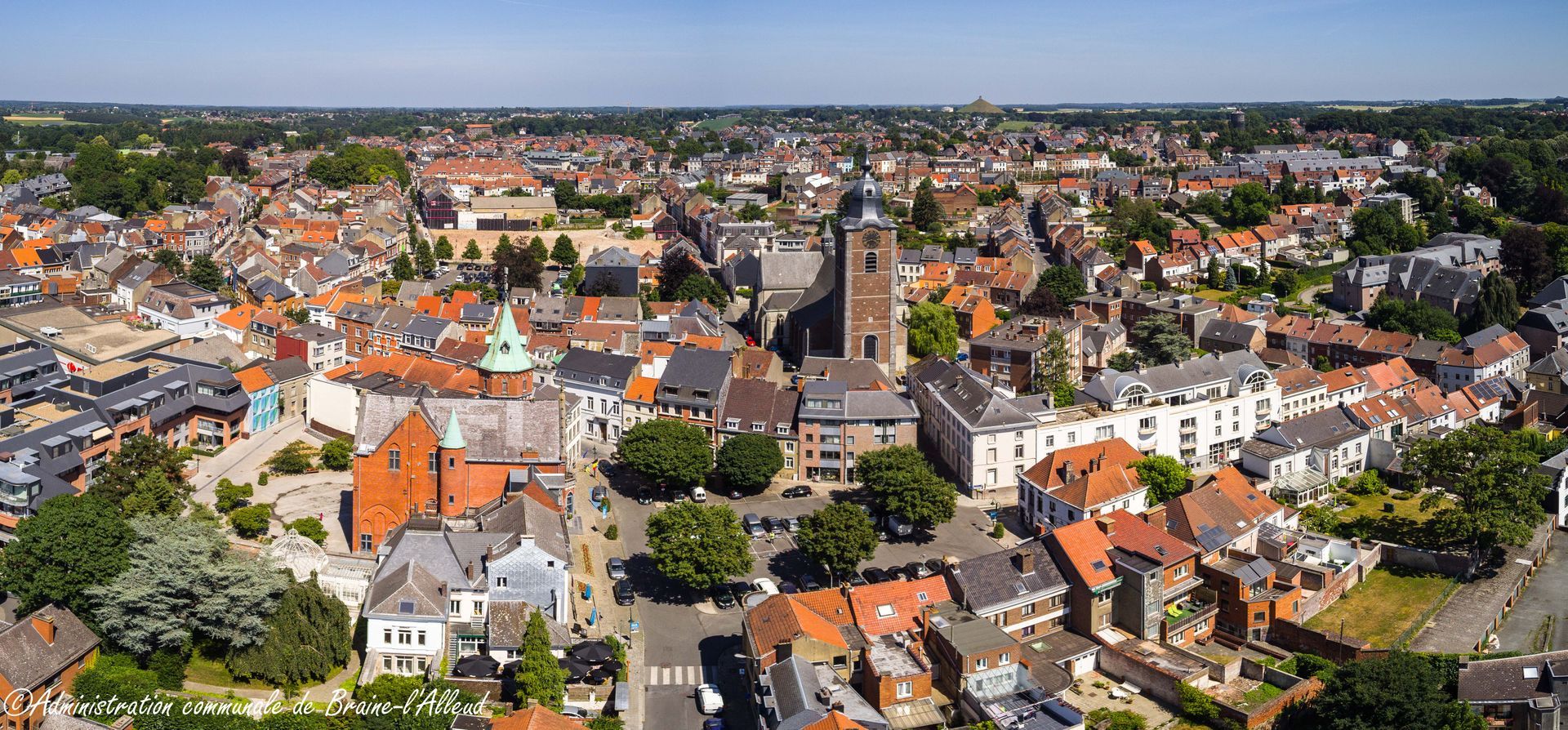 Distribution de flyers à Braine-l'Alleud