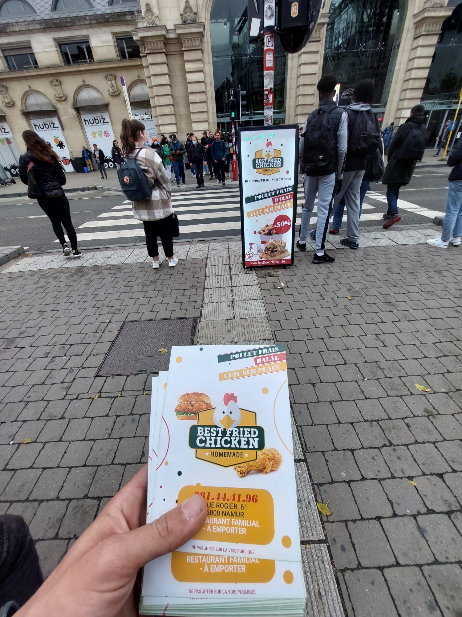 Distribution flyers - street marketing