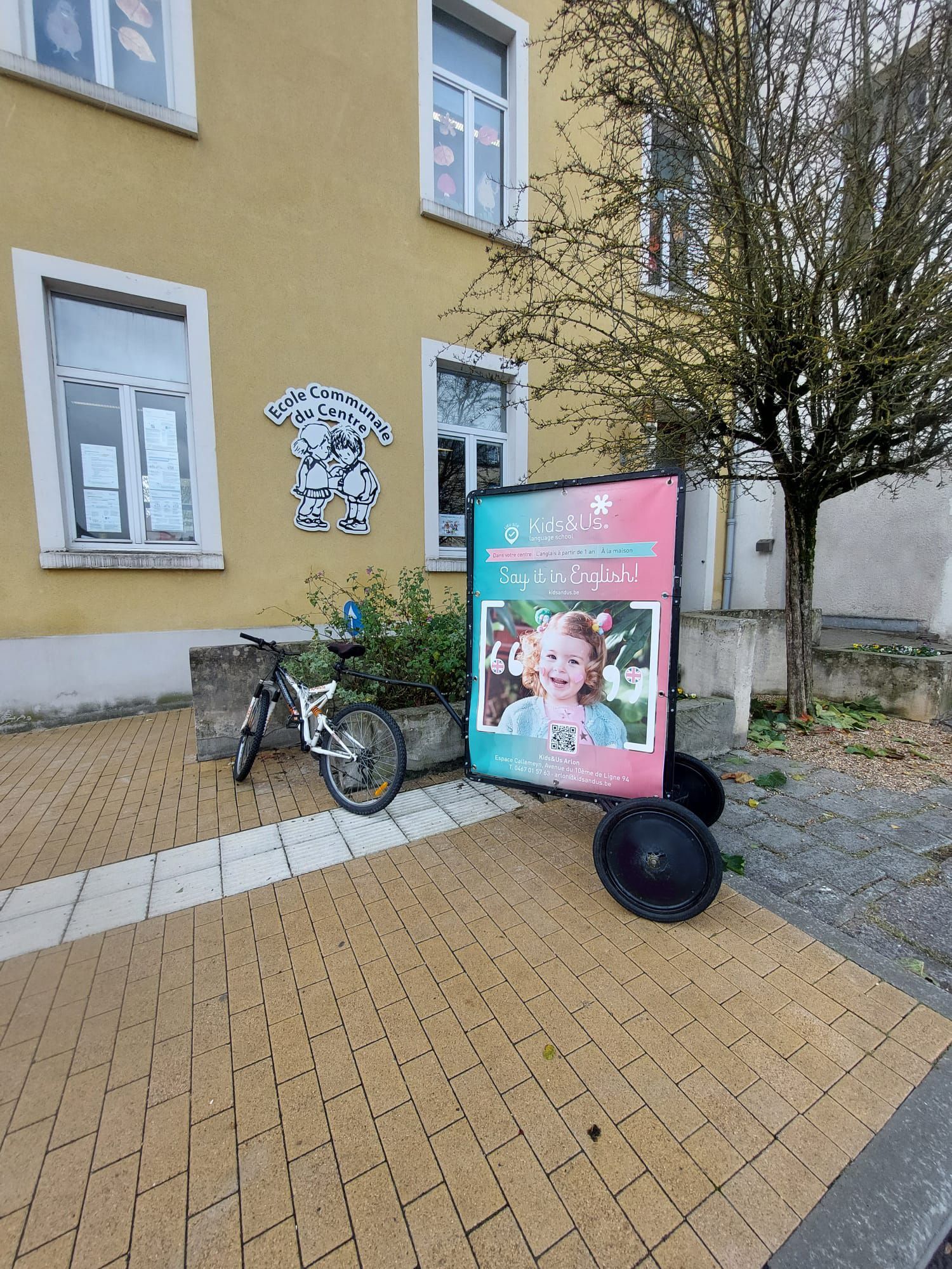 Vélo publicitaire - publicité mobile