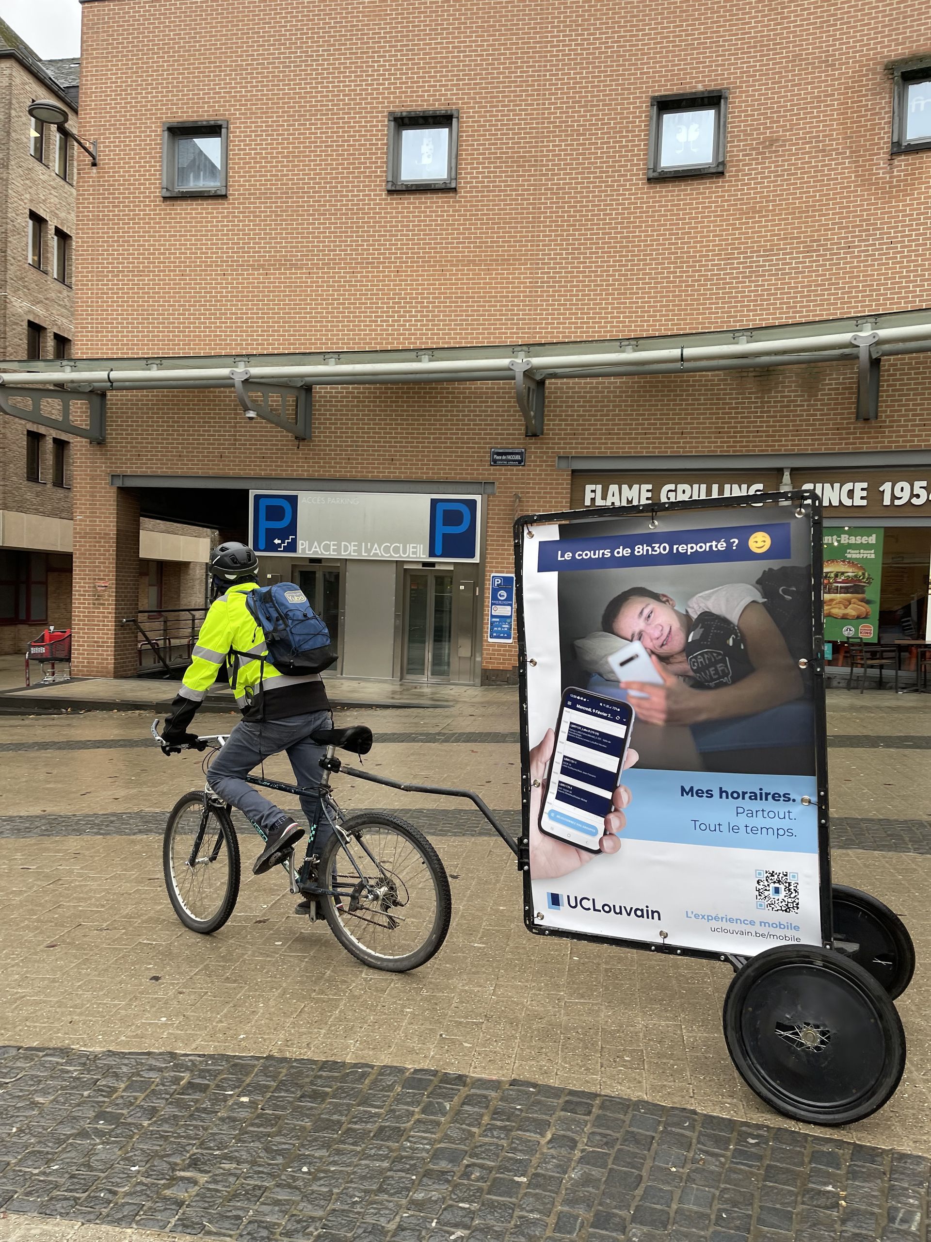 vélos publicitaires - street marketing