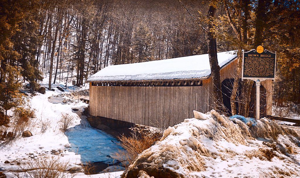 old covered bridge