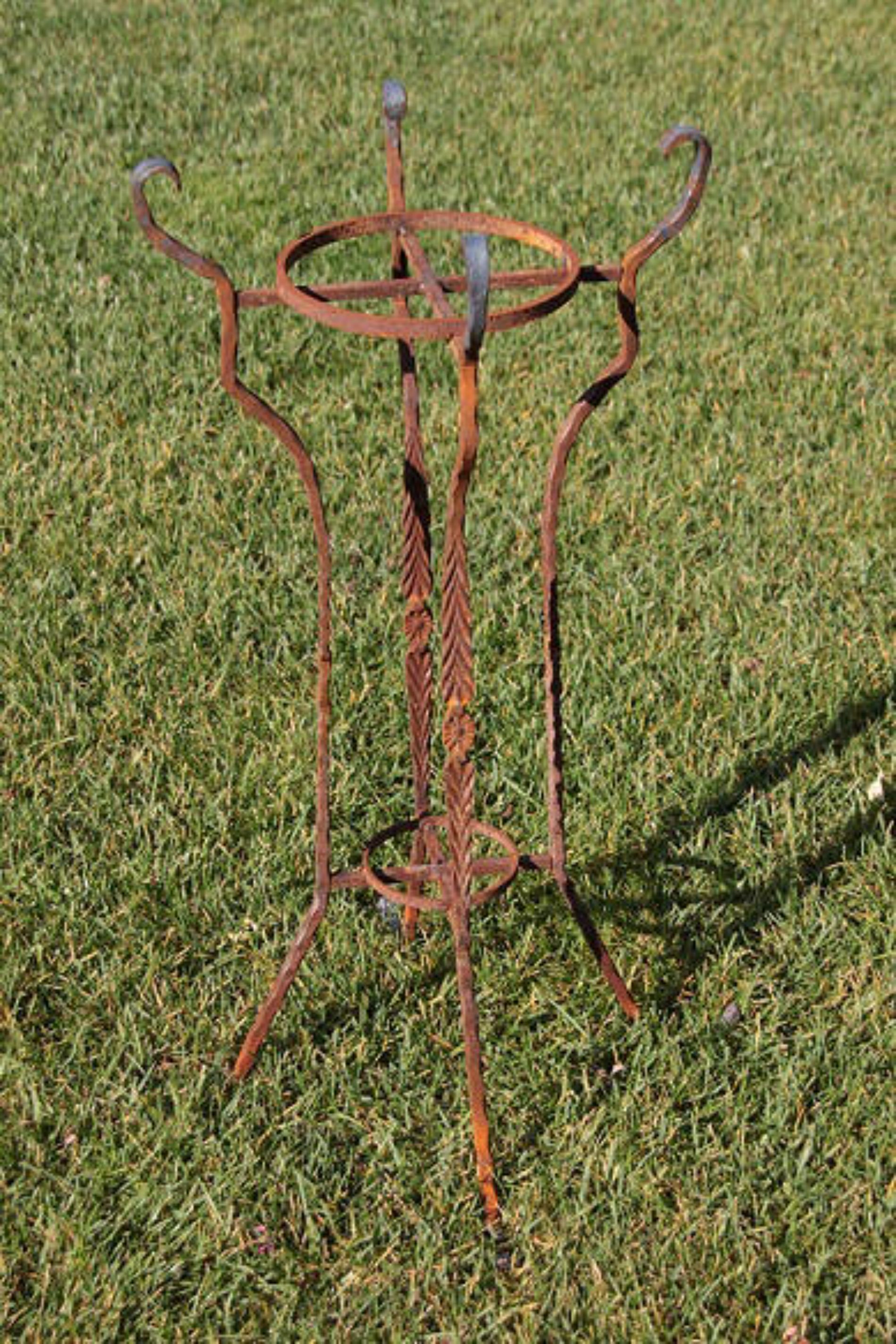 realizzazione in ferro battuto colorato