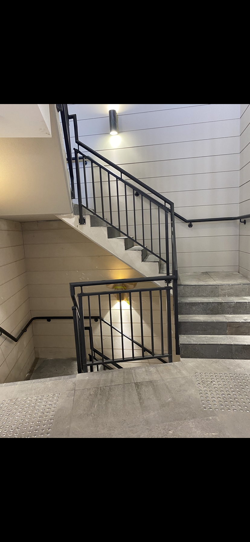 A picture of a staircase with a railing in a building — Fabricator In Coffs Harbour, NSW