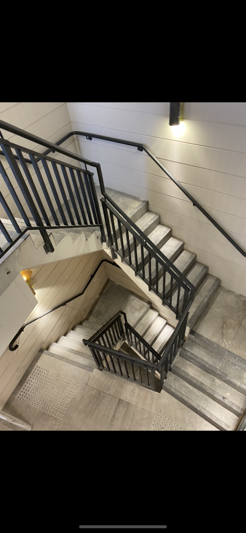 A picture of a staircase with a railing in a building — Fabricator In Coffs Harbour, NSW