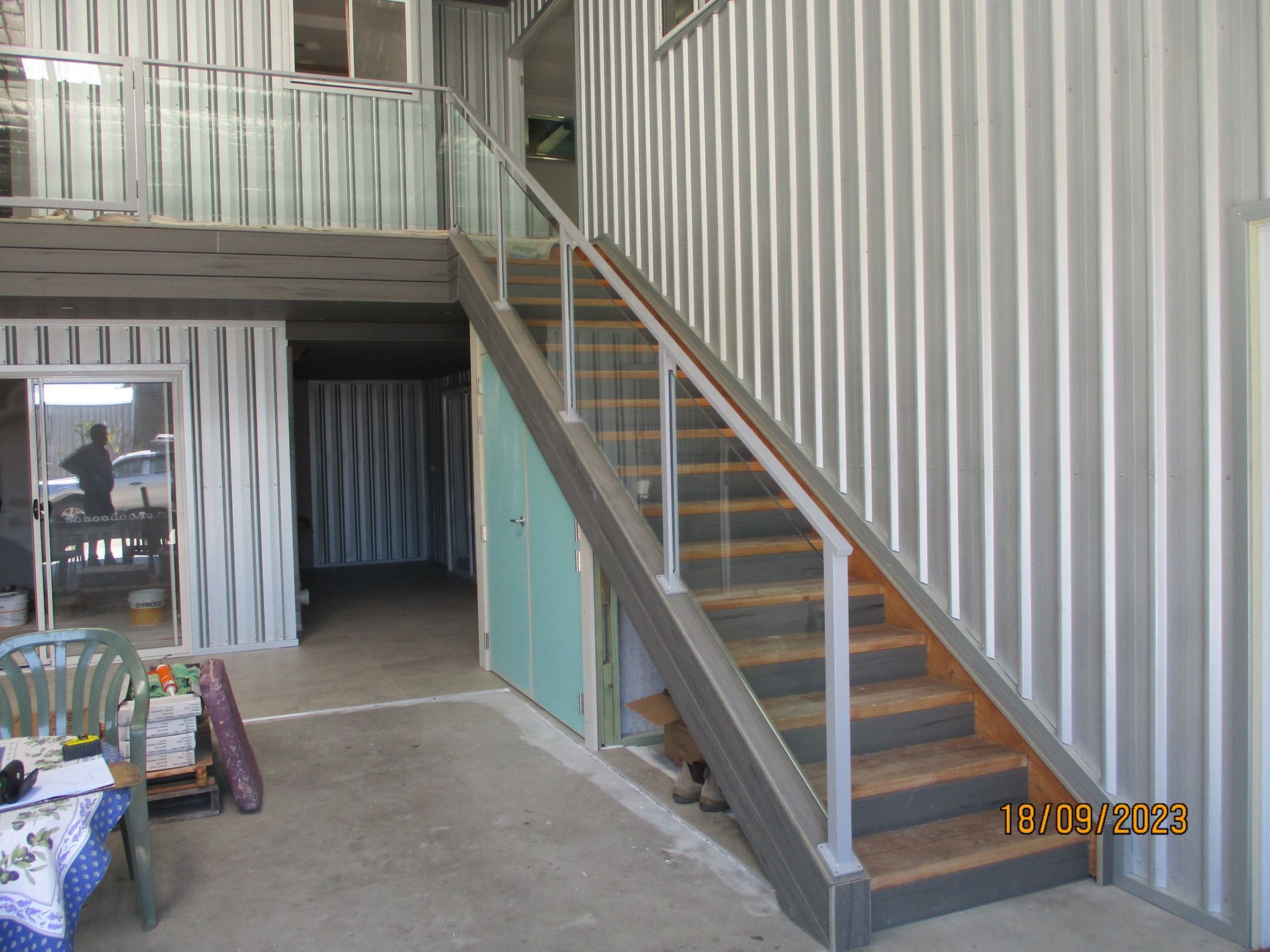 A set of stairs leading up to a second floor in a building — Fabricator In Coffs Harbour, NSW