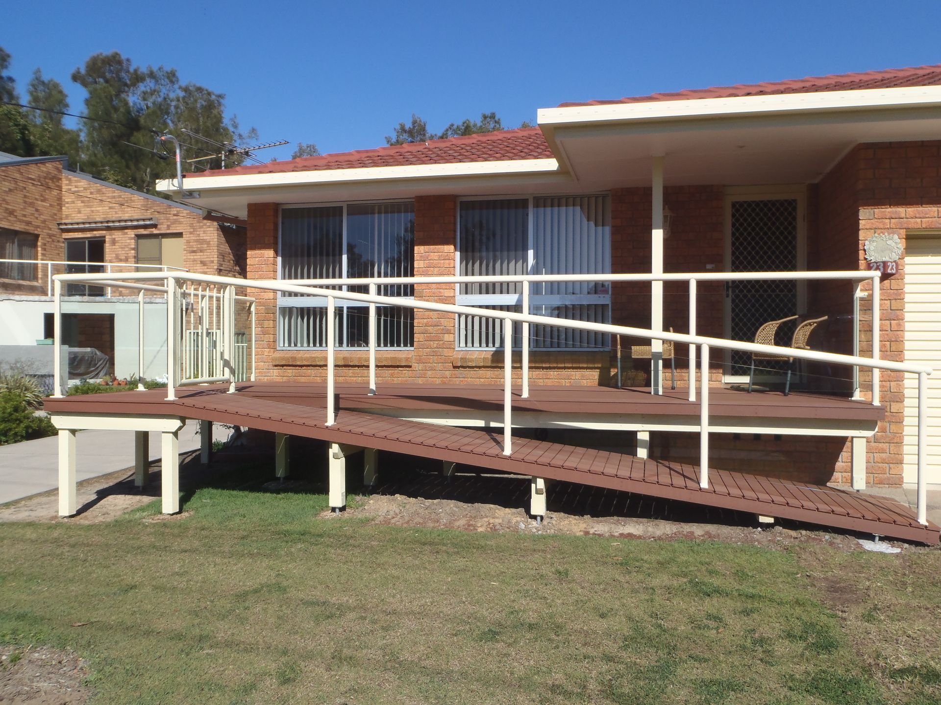 A house with a ramp in front of it — Fabricator In Coffs Harbour, NSW