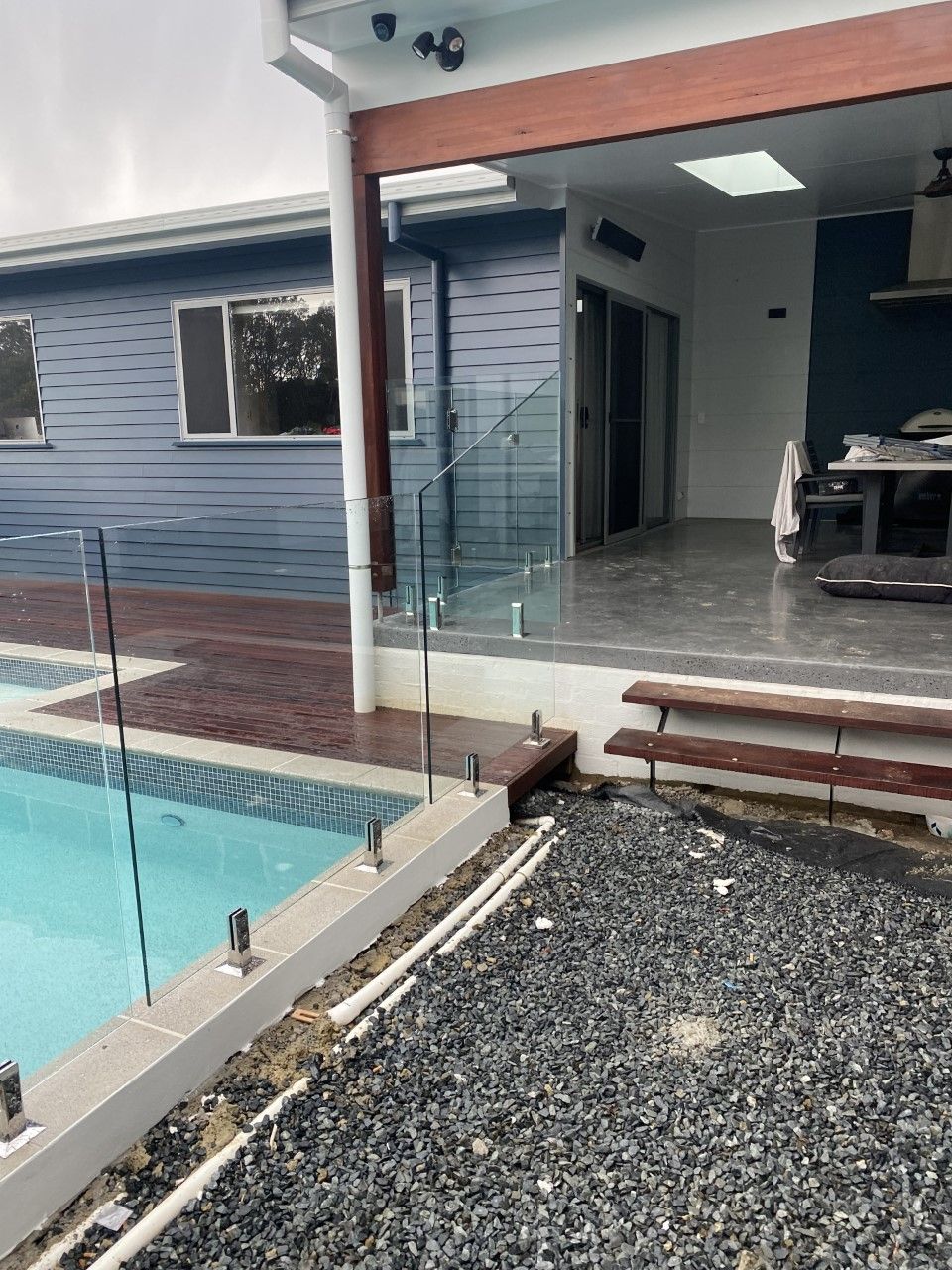 A house with a swimming pool in front of it — Fabricator In Coffs Harbour, NSW