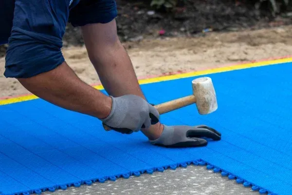 backyard sports court installation massapequa ny