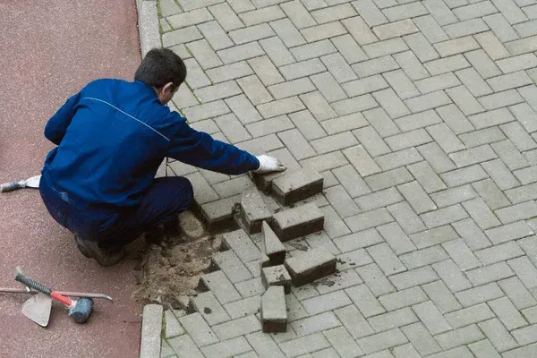 cracked uneven driveway repair massapequa ny