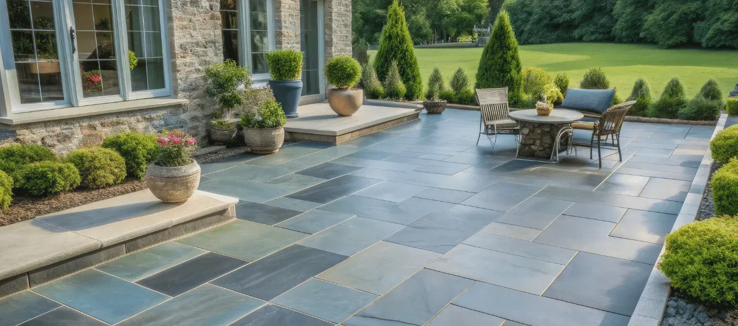 custom stone walkways long island ny