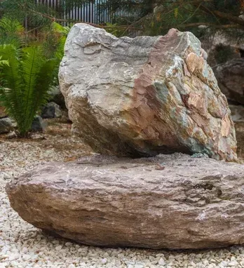 natural stone boulders landscape massapequa ny