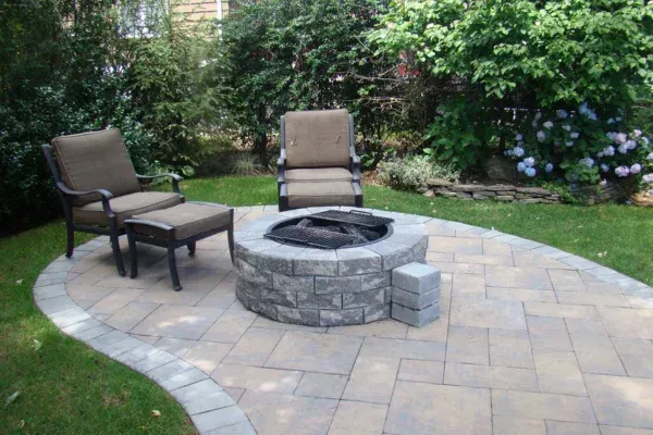 outdoor fireplace installation in massapequa ny