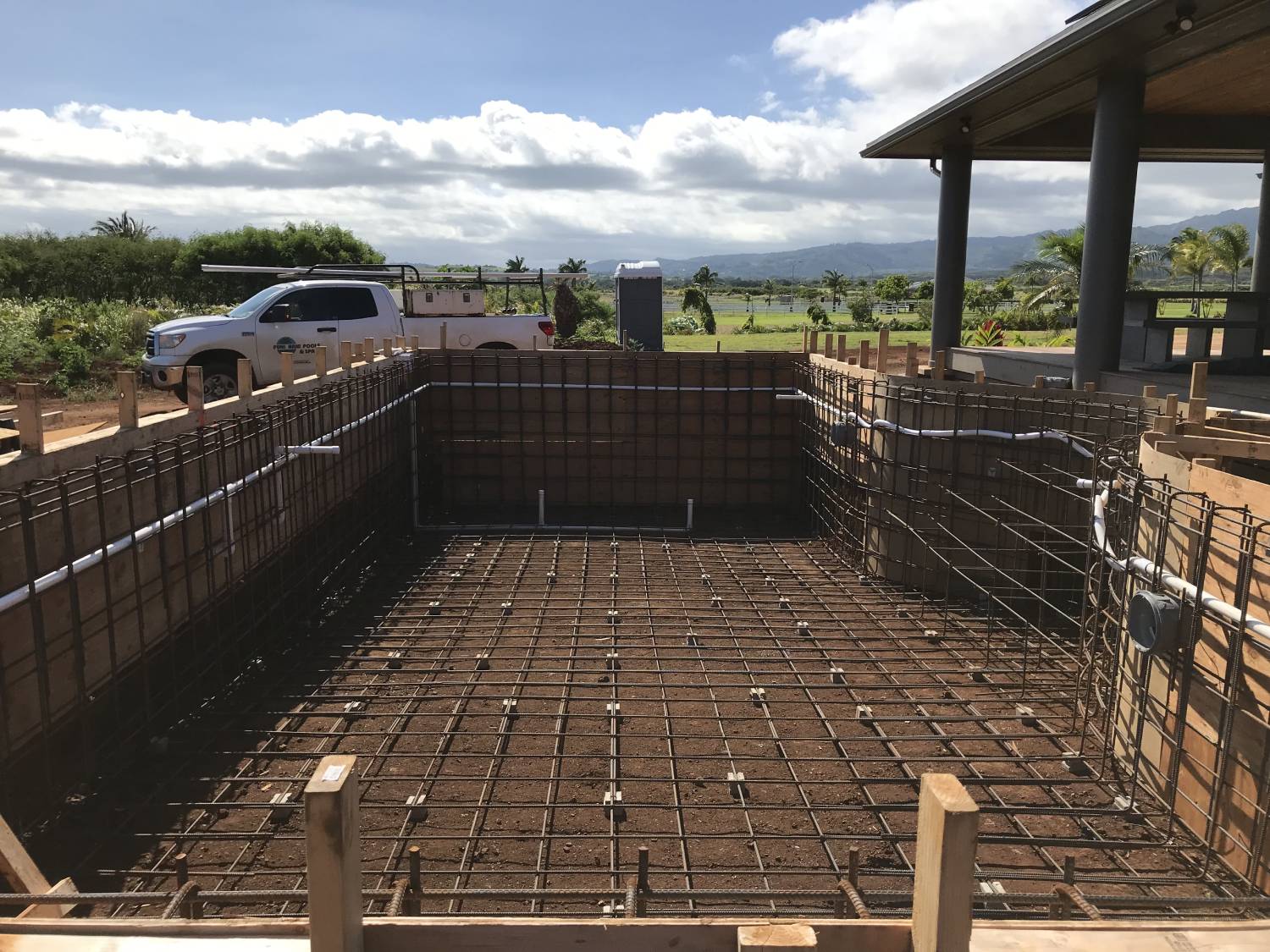 swimming pool installation