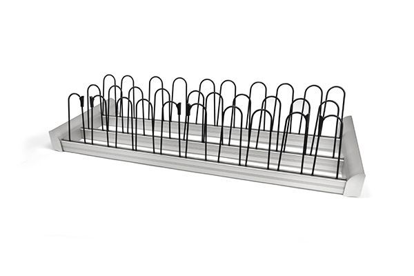 Matte Aluminum Color Option For Shoe Organizer