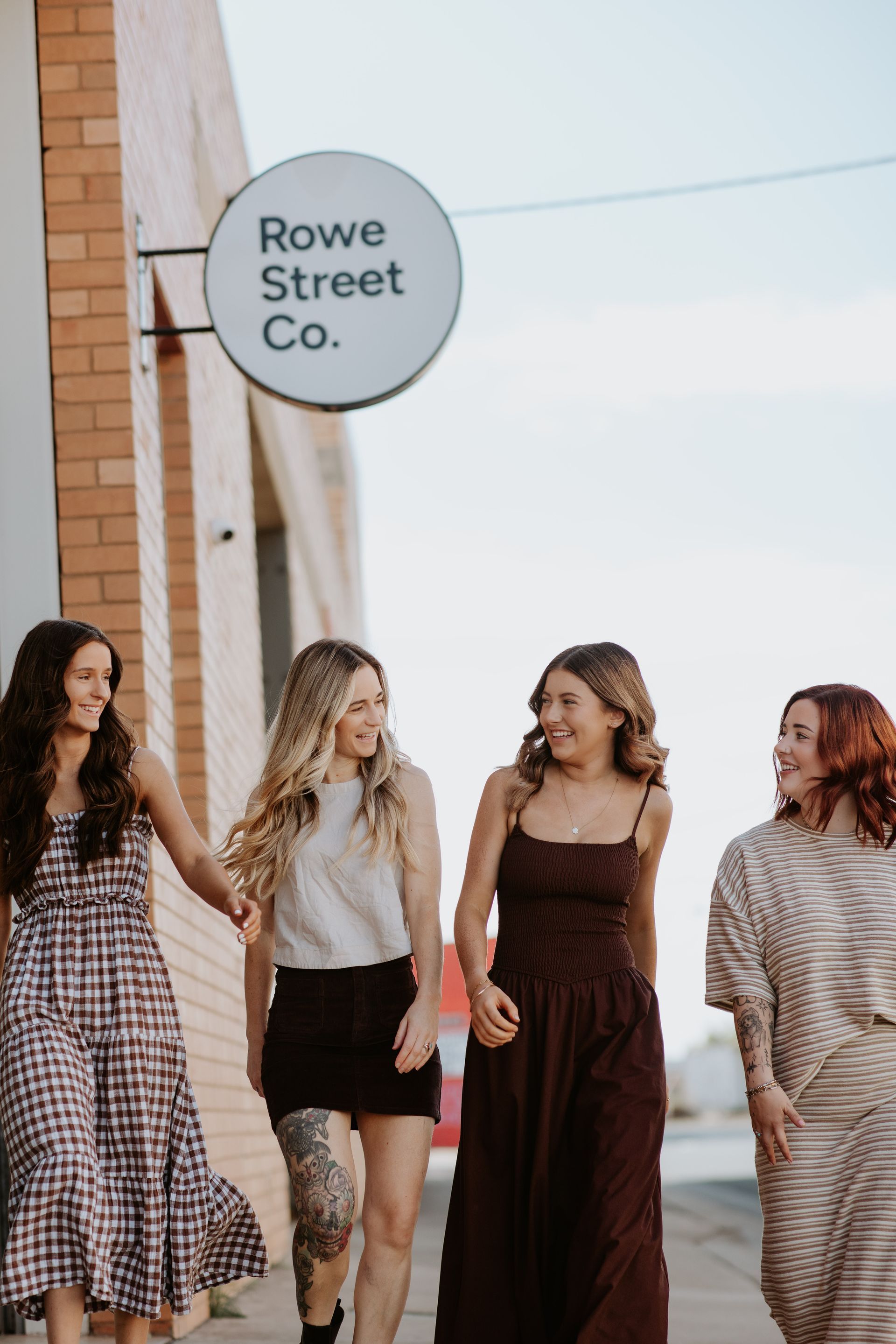 A Hair Salon With A Long Table And Chairs — Rowe Street Collective In Shepparton, VIC