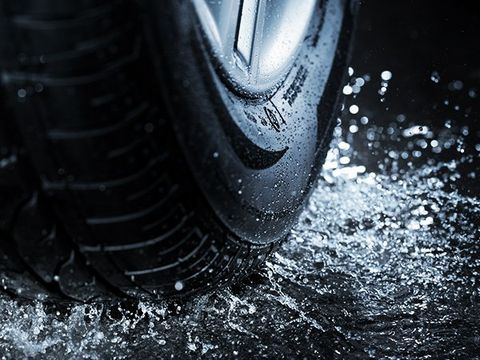 Affordable Tires — Car Wheel and Water Splashes in Trenton, NJ