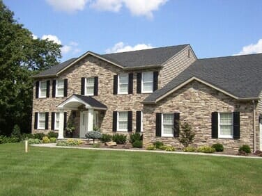 Walnut Brown Stone House - Stone Fonts in Langhorne, PA