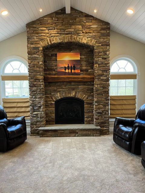 Fire Place - Fire Place On Living Room in Langhorne, PA