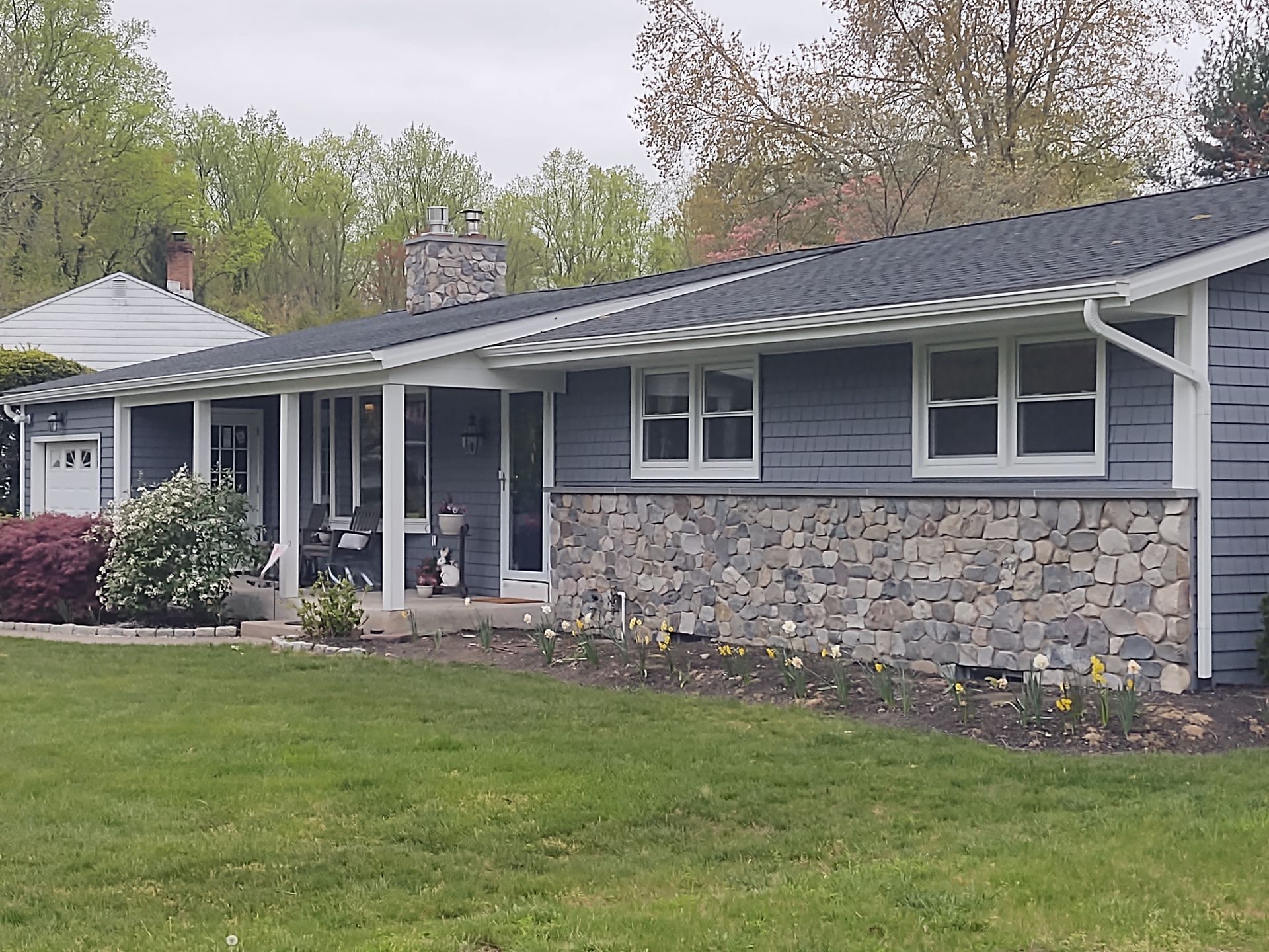Minimal Stone Fronts - A Luxury House With Stone Fronts in Langhorne, PA