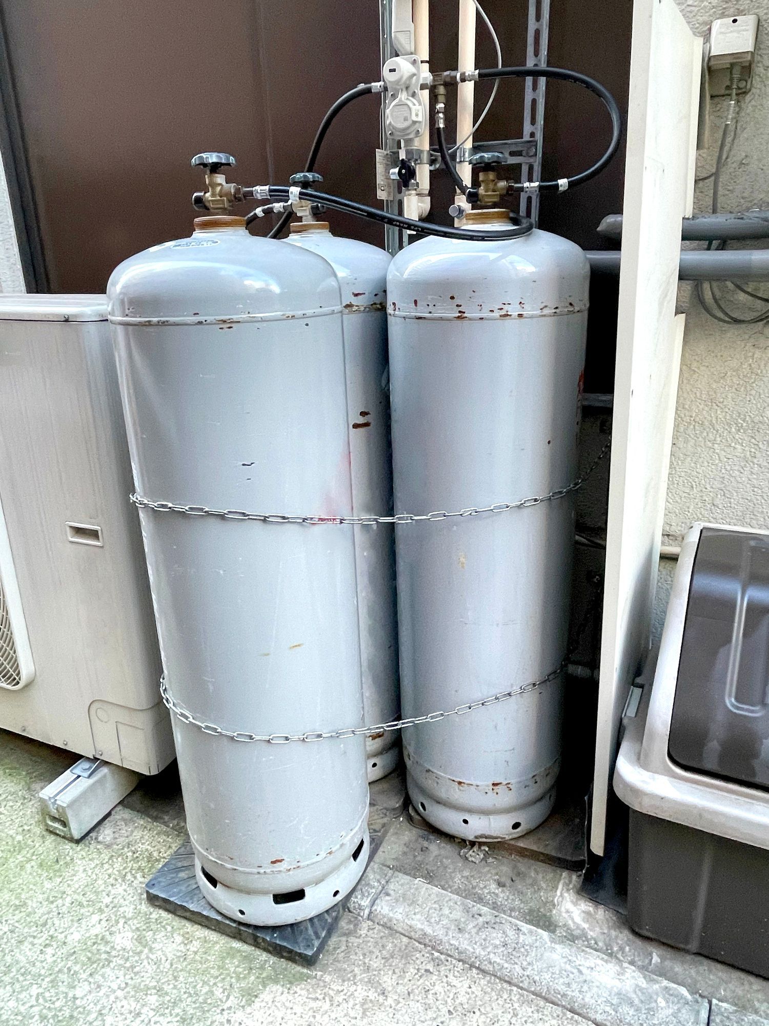 Image of propane gas tank. Image of propane gas tank.