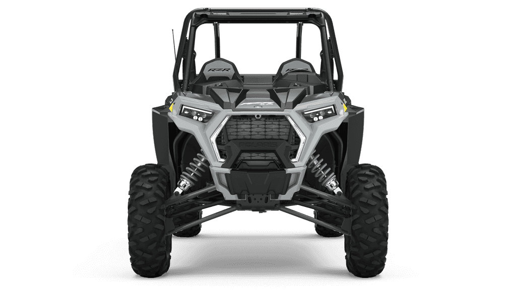 front view of grey and black Polaris RZR XP 1000 Premium 4 seater