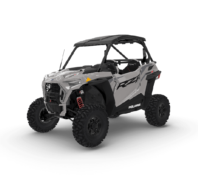 isometric view grey and black Polaris RZR Trail S 2 seater