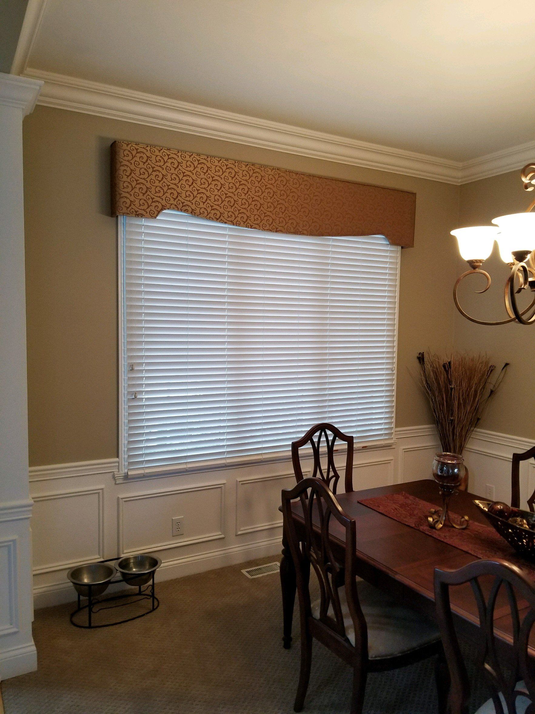 Faux wood blinds