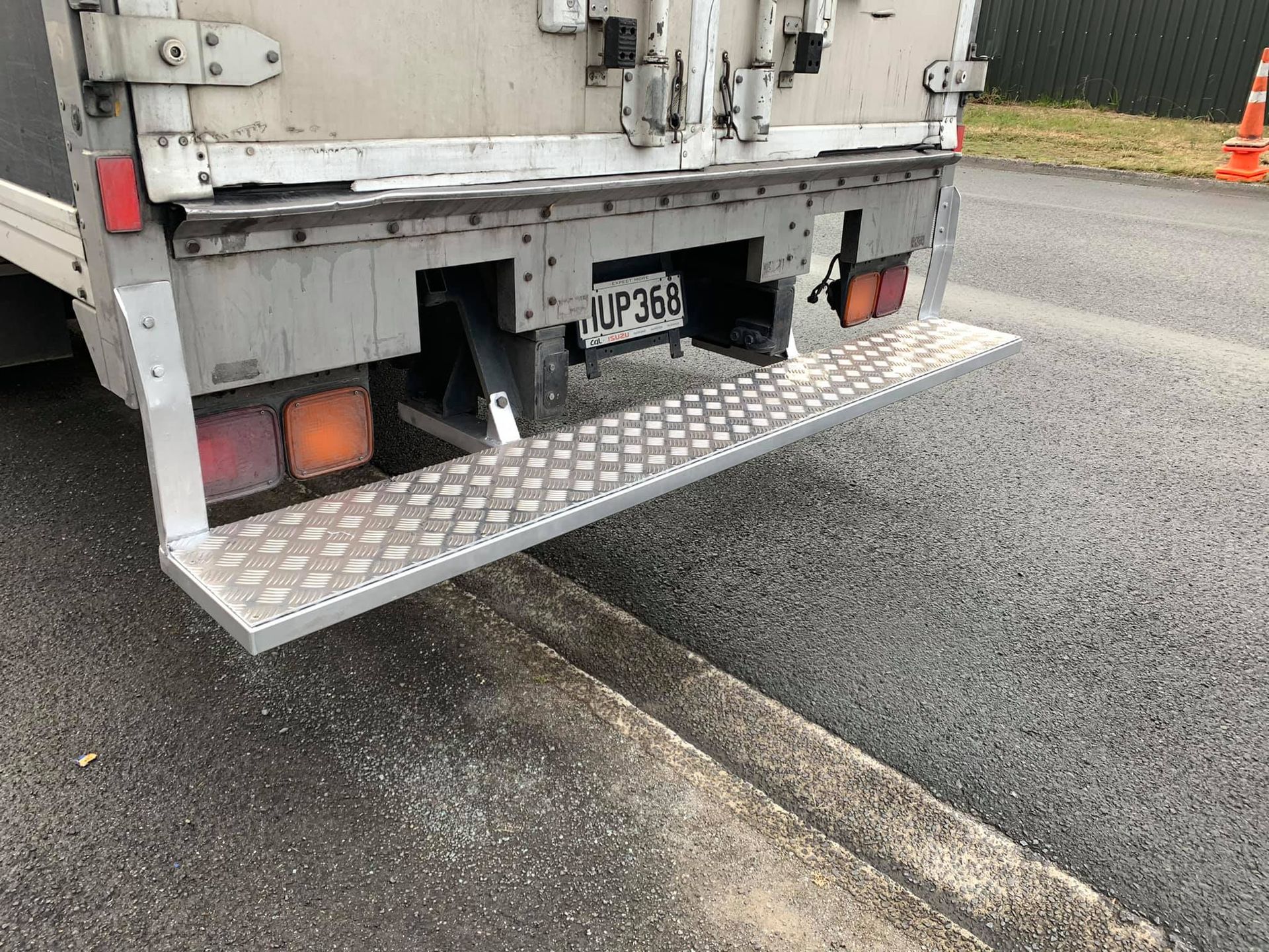 Back of a Truck Parked on the Side of the Road — Frankton, NZ — Affordable Welding Services Ltd